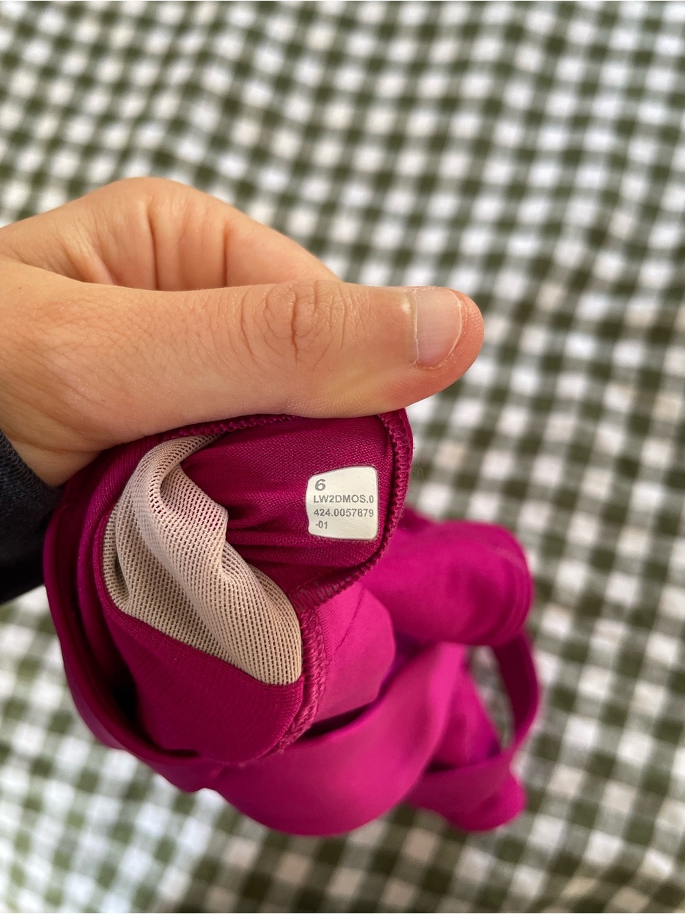 lululemon athletica Bright Magenta Cross-Back Sports Bra - Picture 3 of 3